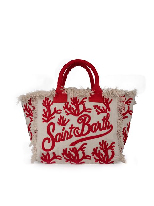 Borsa Vanity Rug Coral Rosso Mc2 Saint Barth | VANITY RUG01552H CORAL 0141